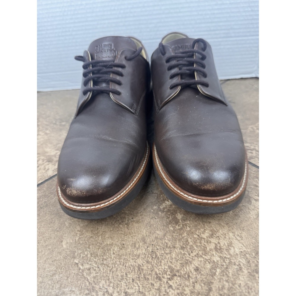Samuel Hubbard Black Leather "Founder" Work  / Dress Shoes Men's 9.5 M Vibram